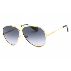 Marc Jacobs Women's Sunglasses - Yellow Gold Metal Aviator Frame | MJ 1007/S 0001 9O