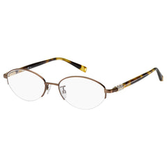 Max Mara Women's Eyeglasses - Brown Metal Frame | MM1341F-009Q-52-17-145