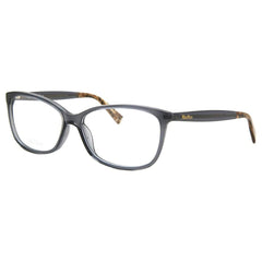 Max Mara Women's Eyeglasses - Dark Grey Facric Plastic Frame | MM1230-0BV0-54-14-140