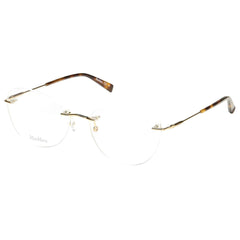 Max Mara Women's Eyeglasses - Gold Copper Metal Frame | MM1370-0DDB-53-16-140