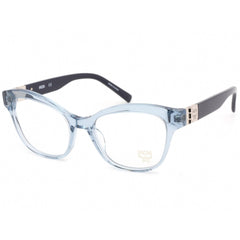 MCM Women's Eyeglasses - Clear Demo Lens Blue Cat Eye Plastic Frame | MCM2699E 424