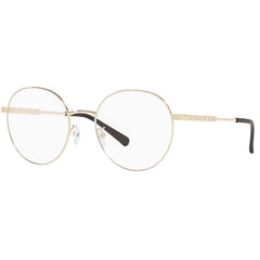 Michael Kors Women's Eyeglasses - Genoa Light Gold Round Full-Rim Frame | 0MK3055 1014