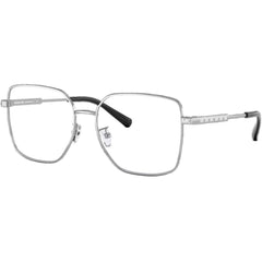 Michael Kors Women's Eyeglasses - Naxos Silver Square Full-Rim Frame | 0MK3056 1153