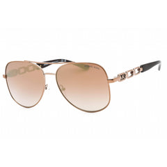 Michael Kors Women's Sunglasses - Aviator Brown Silver Flash Lens | 0MK1121 12136K