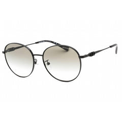 Michael Kors Women's Sunglasses - Full Rim Shiny Black Metal Round | 0MK1119 10058E