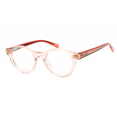 Missoni Women's Eyeglasses - Peach Plastic Round Frame Clear Lens | MIS 0050 0733 00
