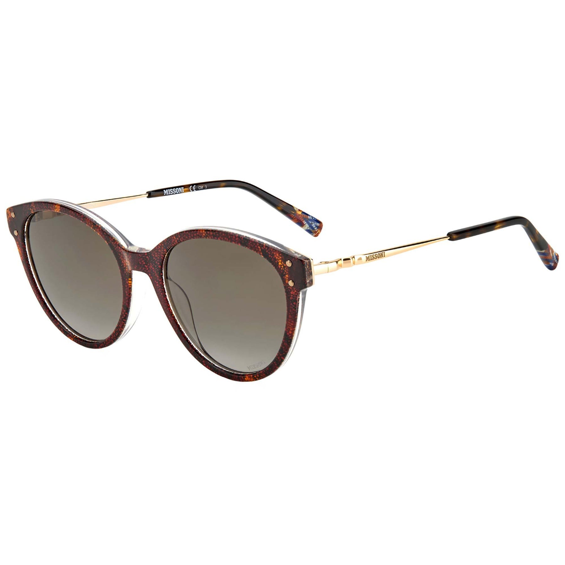 Missoni Brown Cat-Eye Sunglasses M Missoni Cat-Eye Sunglasses – Happy Vision main image 3