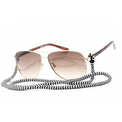 Missoni Women's Sunglasses - Gold Havana Frame Brown Shaded Lens | MMI 0002/S 06J HA