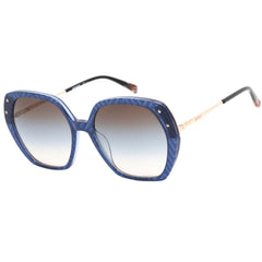 Missoni Women's Sunglasses - Gradient Blue Brown Lens Oversized | MIS 0025/S 0PJP 98