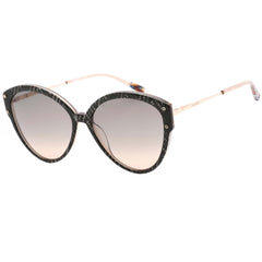 Missoni Women's Sunglasses - Gray Shaded Pink Lens Round Frame | MIS 0004/S 0KDX FF