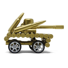 Model Tank Made with Real Bullet Casings