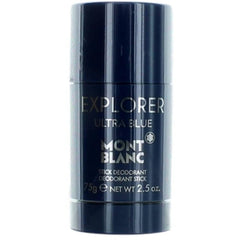 Mont Blanc Men's Deodorant Stick - Explorer Ultra Blue Long Lasting Fragrance, 3.3 oz