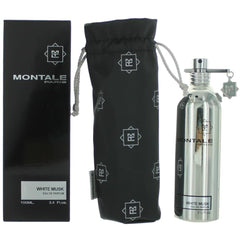 Montale Unisex Eau De Parfum Spray - White Musk Floral Woody Musky Notes, 3.4 oz
