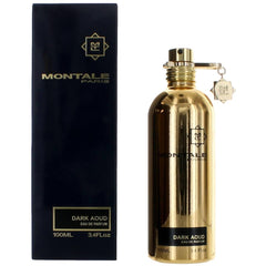 Montale Women's EDP Spray - Dark Aoud Spices, Wood Blend Fragrance Notes, 3.4 oz
