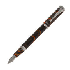 Montegrappa Ducale Grey and Orange Fountain Pen (F) ISDUR2IT