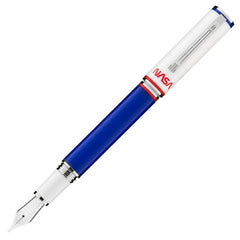 Montegrappa Fountain Pen - Nasa Atlantis Blue and White Resin