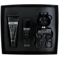 Moschino Men's Gift Set - Toy Boy Body Gel, 0.3 oz and 3.4 oz EDP Spray, 3 Piece