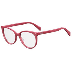 Moschino Women's Eyeglasses - Fuchsia Plastic Round Frame | MOSCHINO MOS535 0MU1
