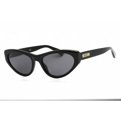 Moschino Women's Sunglasses - Black Cat Eye Plastic Frame Grey Lens | MOS077/S 0807 IR