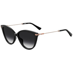 Moschino Women's Sunglasses - Dark Grey Gradient Lens Black Frame | MOS069/S 807/9O