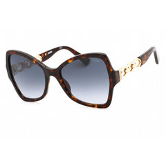 Moschino Women's Sunglasses - Dark Grey Sf Lens Cat Eye Shape Frame | MOS099/S 0086 9O