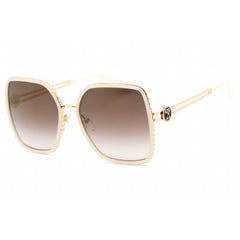 Moschino Women's Sunglasses - Full Rim Pearl Ivory Nylon Square | MOS096/S 05X2 JL