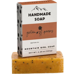 Mountain Girl Soap Soap Bar - Golden Poppy, 120 gm | SB-GP