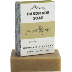 Mountain Girl Soap Soap Bar - Juniper Mint, 120 gm | SB-JM