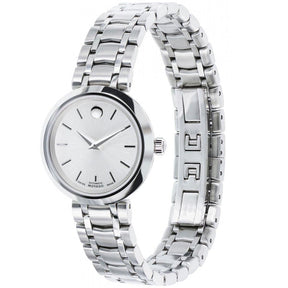 Movado 1881 Women's Automatic Watch Silver Dial Stainless Steel Brac