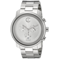 Movado Men's Quartz Watch - Bold Silver Tone Dial Stainless Steel Bracelet | 3600276
