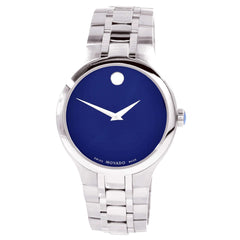 Movado Men's Quartz Watch - Collection Blue Dial Stainless Steel Bracelet | 0606369