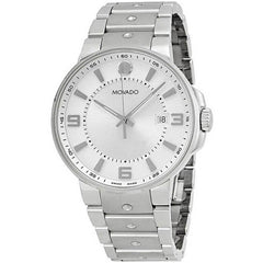 Movado Men's Quartz Watch - SE Pilot Silver Dial Stainless Steel Bracelet | 0607413