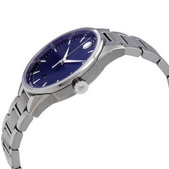 Movado Men's Quartz Watch - Stratus Blue Dial Stainless Steel Bracelet | 0607244