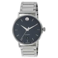 Movado Museum Classic Blue Dial Stainless Steel Date Men's Automatic Watch 607302