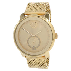 Movado Unisex Quartz Watch - Trend Gold Tone Dial Mesh Bracelet | 3600678