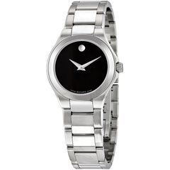 Movado Women's Quartz Watch - Defio Black Dial Stainless Steel Bracelet | 0606334