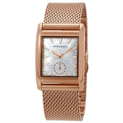 Movado Women's Quartz Watch - Heritage Rose Gold Steel Bracelet | 3650041