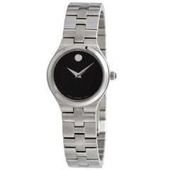 Movado Women's Quartz Watch - Juro Black Dial Stainless Steel Bracelet | 0607444