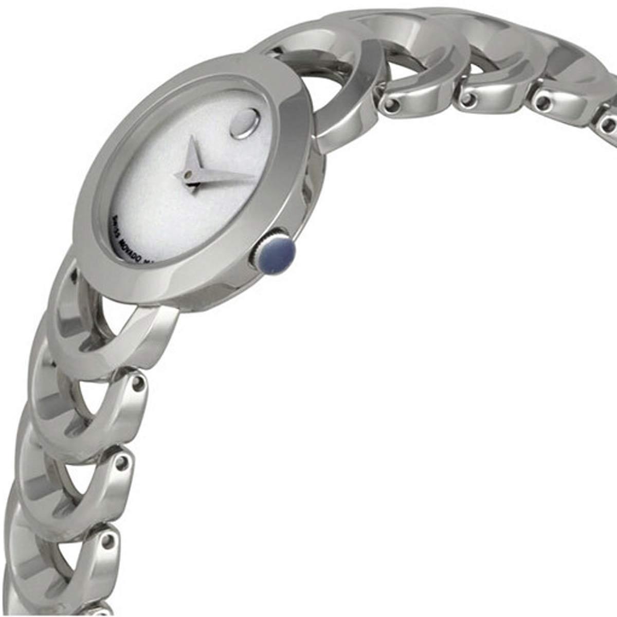 Movado Rondiro Stainless Steel Mother of Pearl Movado Womens Rondiro Watch - Walmart.com main image 2