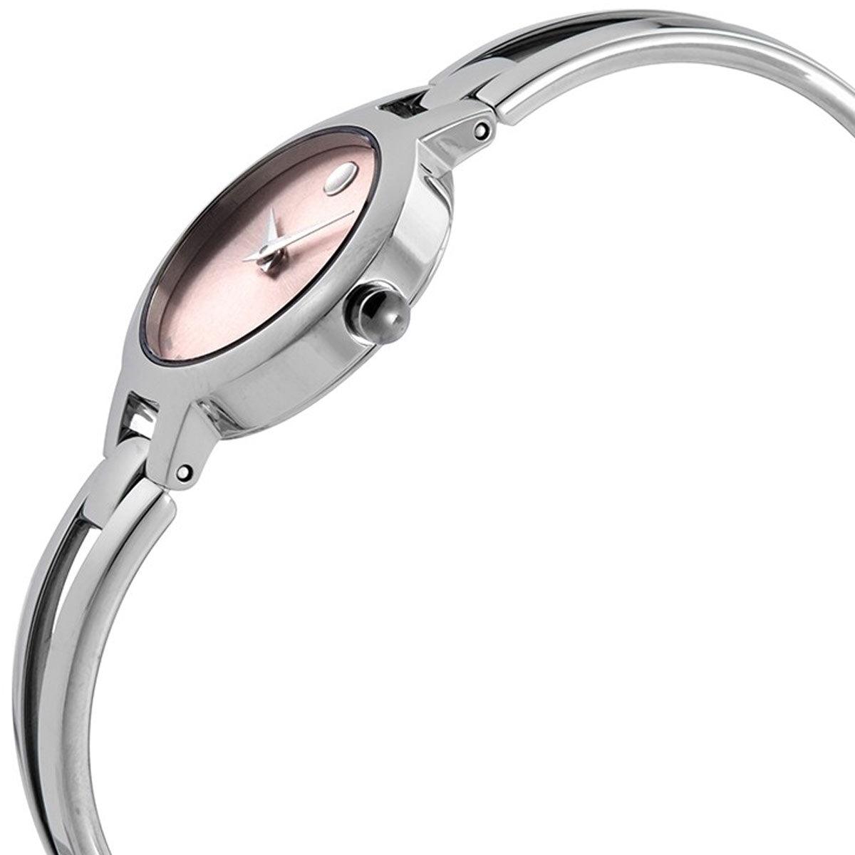 Movado Women’s Quartz Watch Bangle Pink & Silver Movado Unisex Watch 3600872 – Ashford.com main image 3