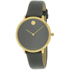 Movado Women's Watch - Museum 70th Anniversary Leather Strap Grey Dial | 0607140