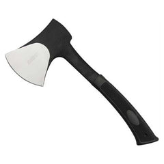 MTech USA Camping Axe - Heavy-Duty Stainless Steel Rubberized Onlay Handle | MT-AXE