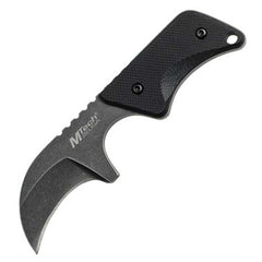 MTech USA Neck Knife - Stonewashed Fixed Stainless Blade with Kydex Sheath | MT-674
