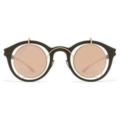 Mykita Unisex Sunglasses - Champagne Gold/Camouflage Green | BRADFIELD CGD/CMG_CGD