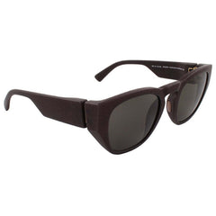 Mykita Unisex Sunglasses - Ebony Brown Square Shaped Acetate Frame | TRINITY MD22_RGR