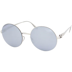 Mykita Unisex Sunglasses - Silver Flash FC3 Lens Round Metal Frame | JANIS F10_SL/F