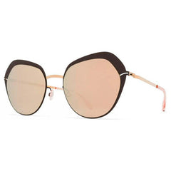 Mykita Women's Sunglasses - Champagne Gold/Dark Brown Butterfly | METTE CGD/DBR_CGD