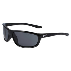 Nike Kid's Sunglasses - Dark Grey Lens Black Plastic Rectangular Frame | Dash 070