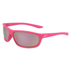 Nike Kid's Sunglasses - Pink Grey Mirror Lens Rectangular Frame | DASH EV1157 660