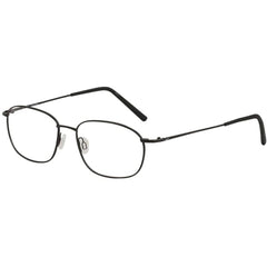 Nike Men's Eyeglasses - Black Metal Oval Full Rim Frame Demo Lens | NIKE 8181 004